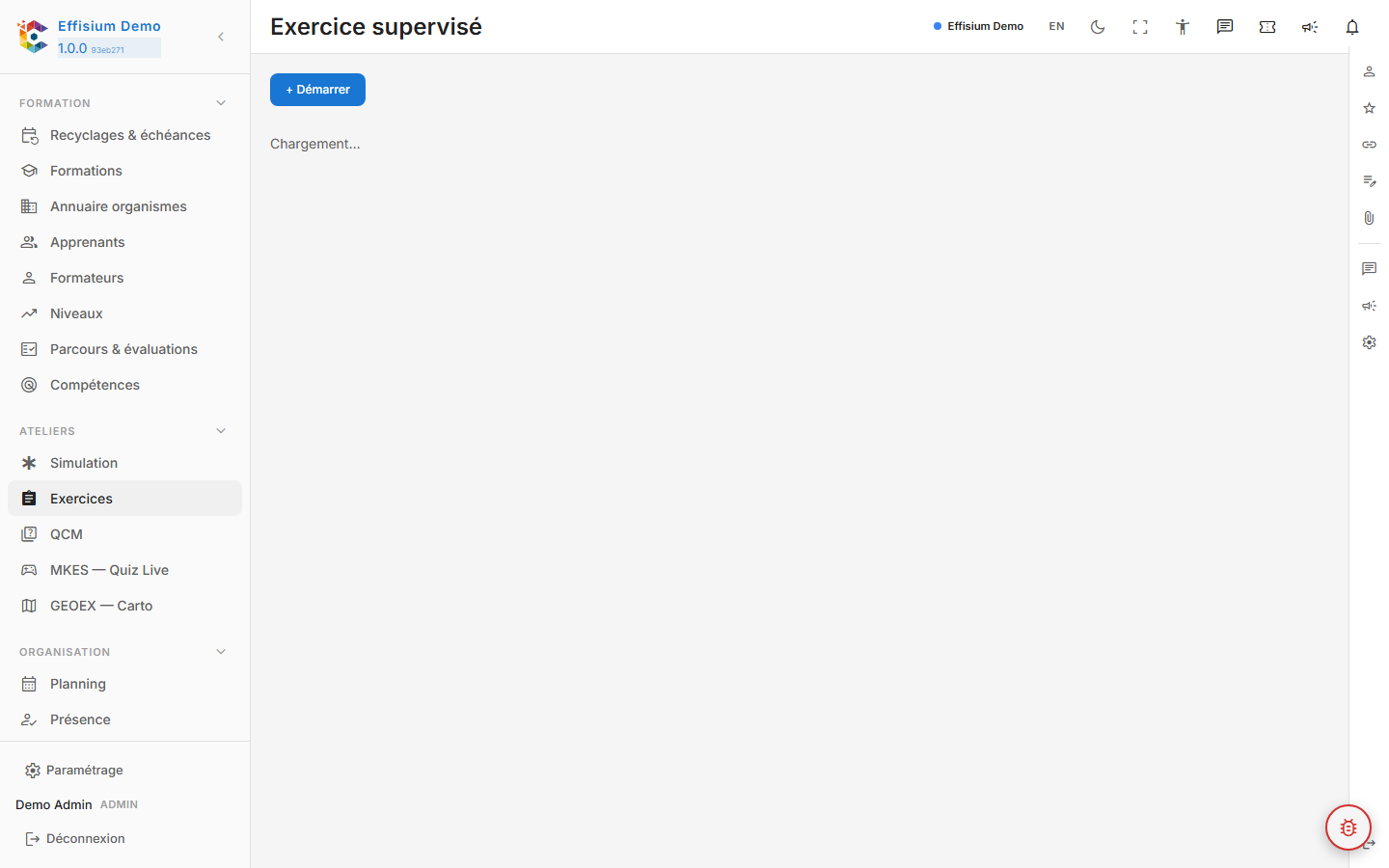 Exercices supervisés